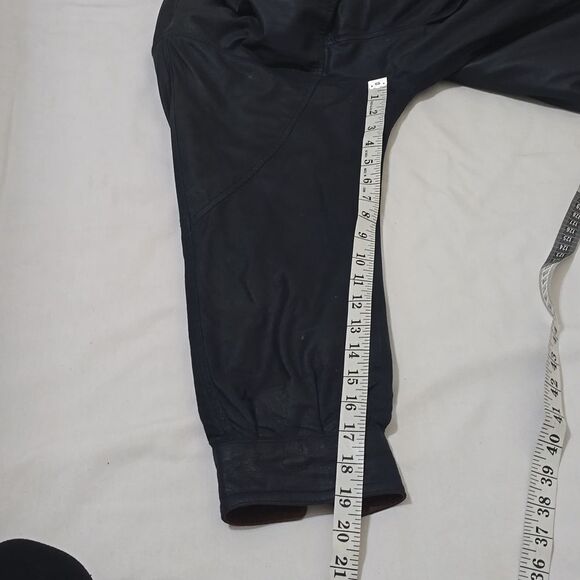 LEONARDO DA VINCE AVIATOR BOMBER JACKET SIZE LEATHER JACKET SIZE 46 - Picture 9 of 11